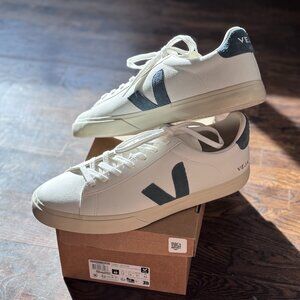 New Men's VEJA Campo Extra-White California Size 48 EU, 13 US